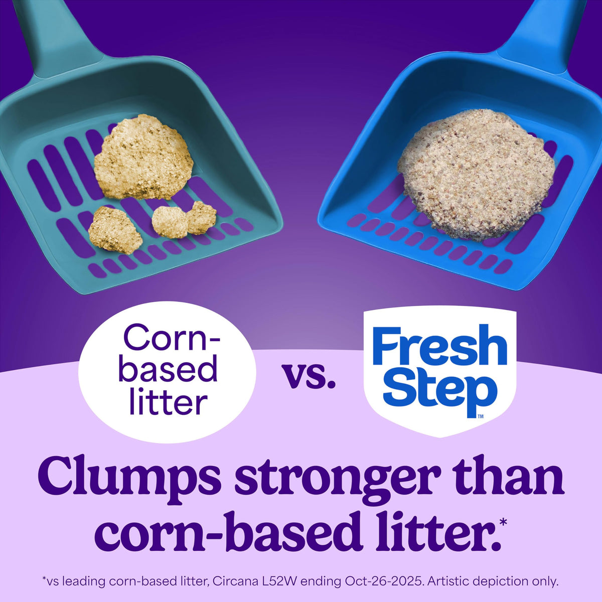 Unscented Multi Cat Clumping Litter, 18.5lb, 2Pk M33963