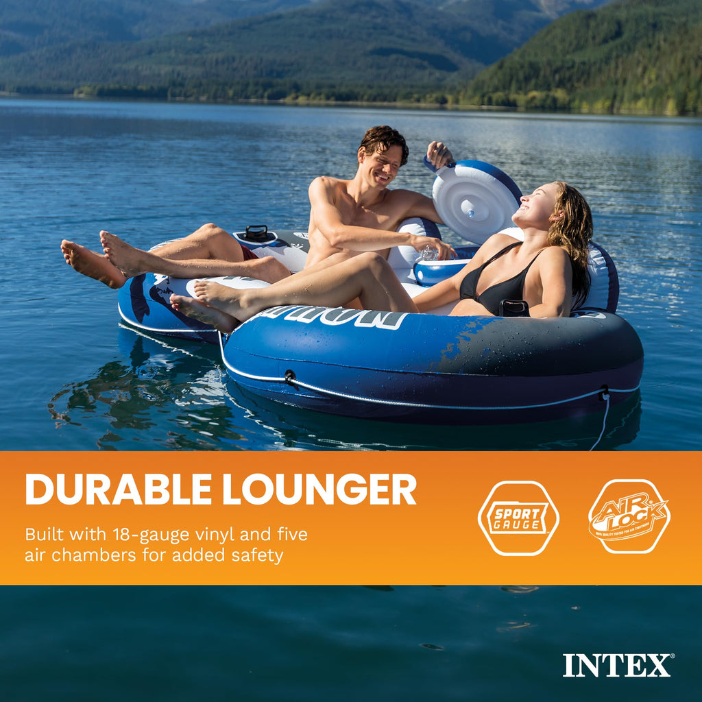 Inflatable 2-Person Floating Lake Lounge V91170