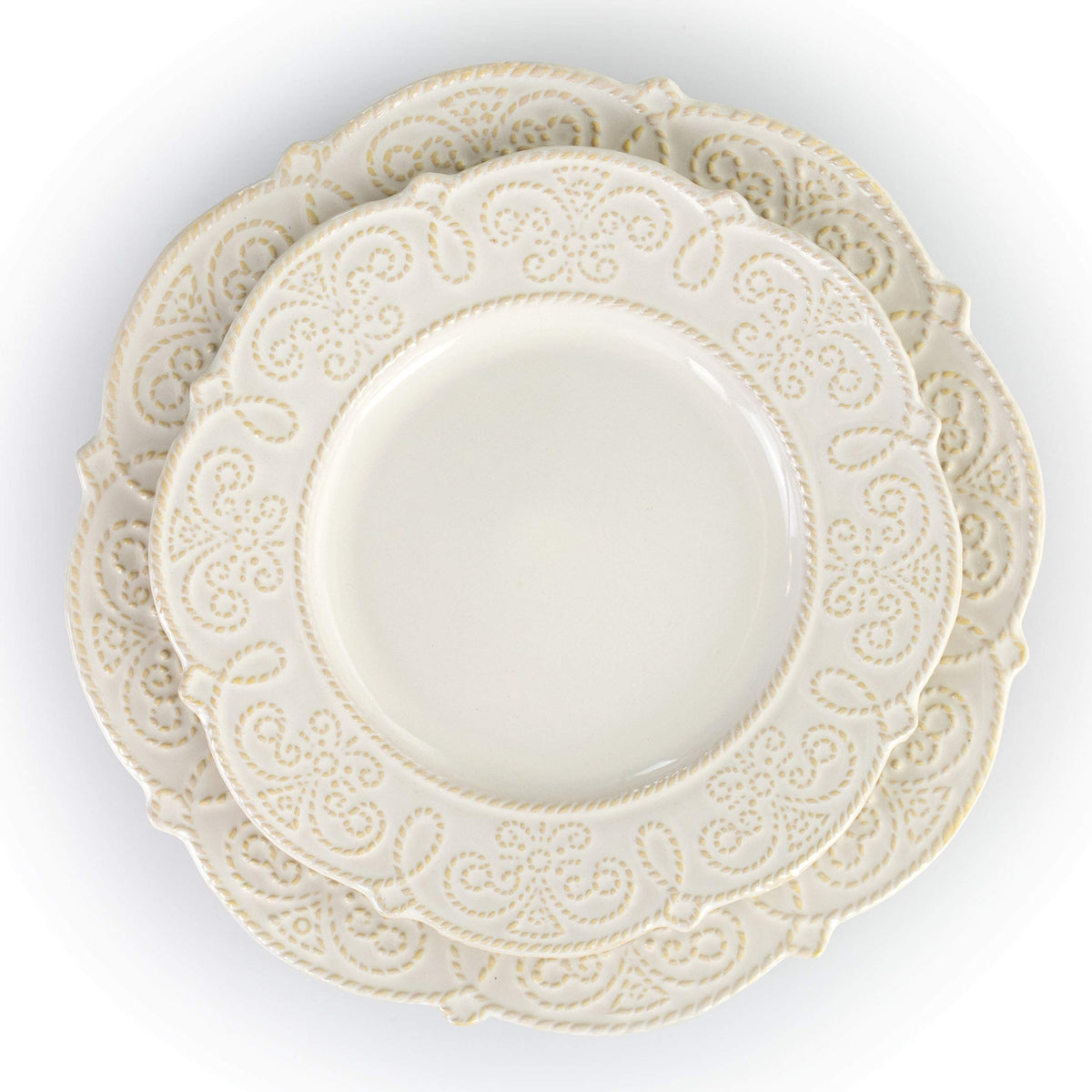 Round Stoneware 16 Piece Dish Set W196859