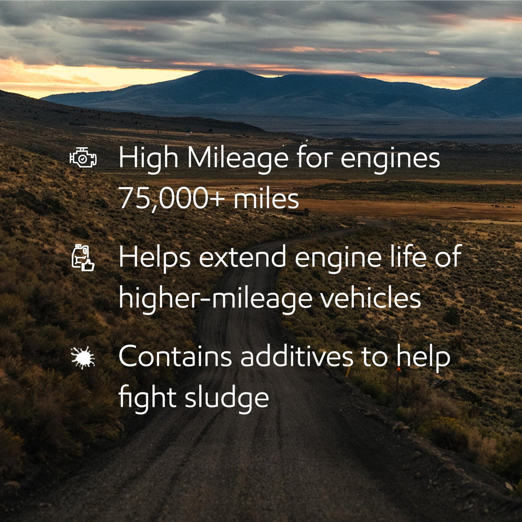 High Mileage Full Synthetic 10W-40 Motor Oil 5 Quart I188